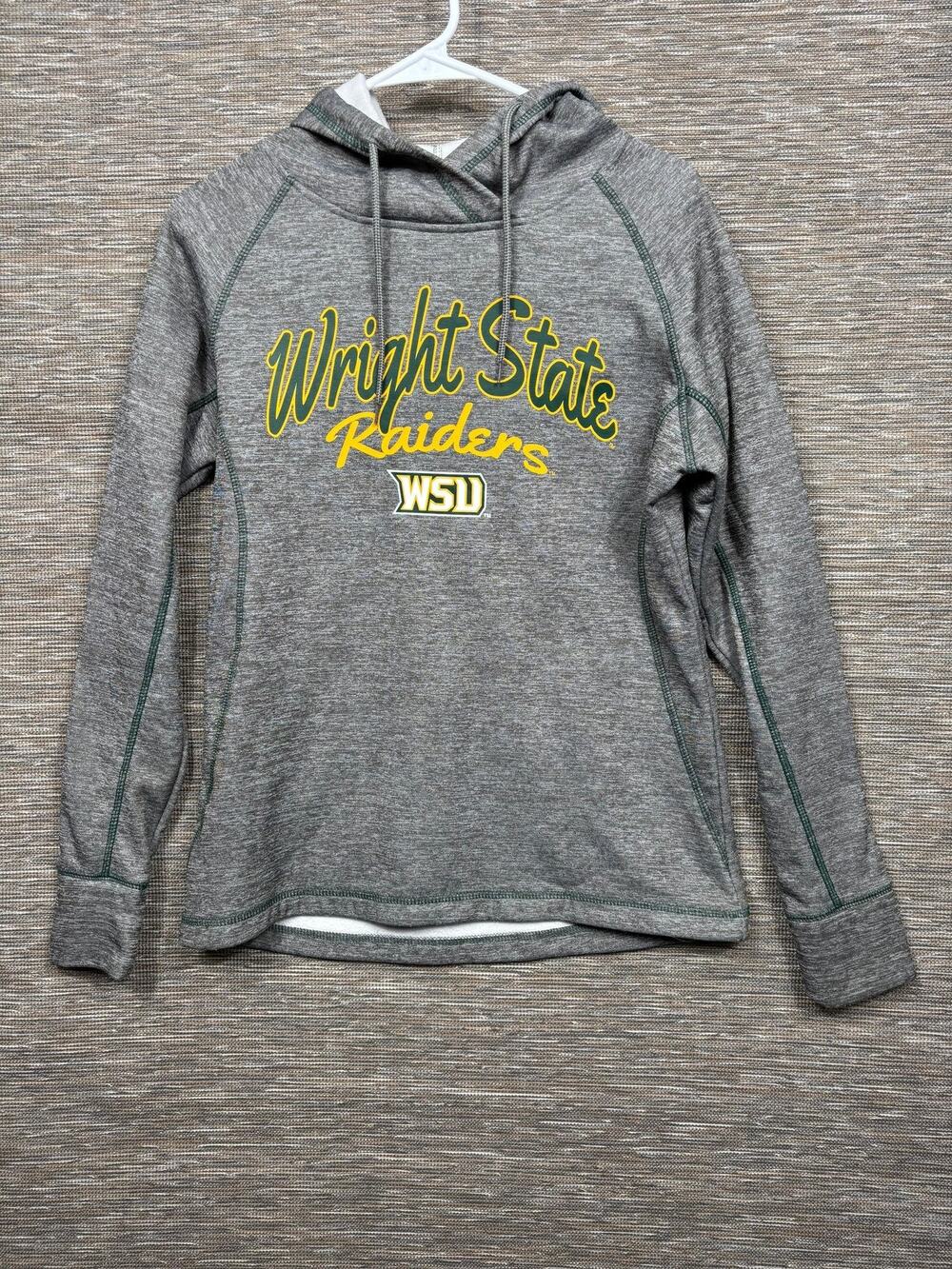 Wright State Raiders Sweatshirt Womens Medium Gray NCAA Basketball Colosseum